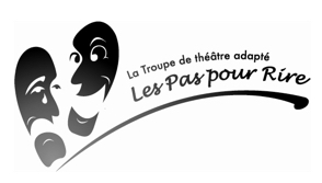 Logo de la Troupe de théâtre adapté Les Pas pour Rire